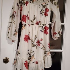 Womans flower dress